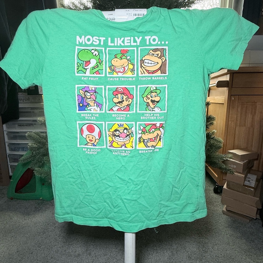 Old Navy Boys Graphic Tee – Super Mario Shirt
